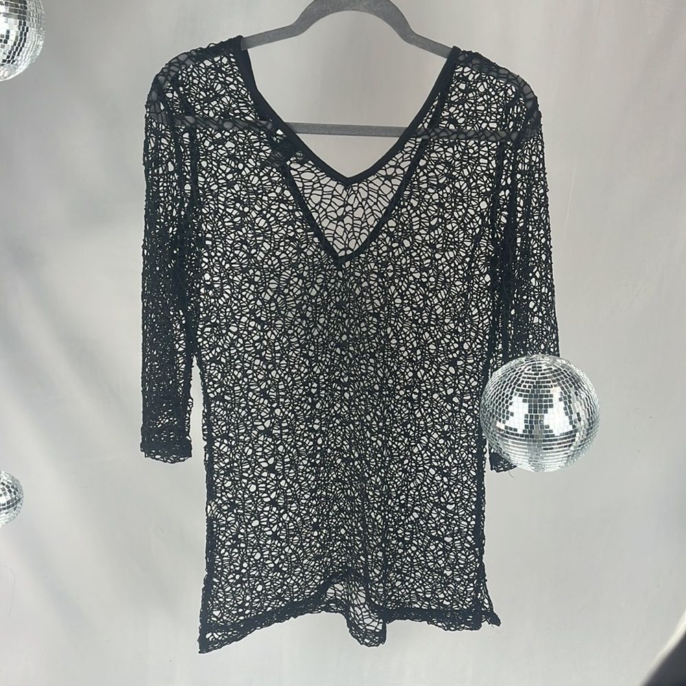 Mesh Bathing Suit Cover-up - Picture 7 of 7